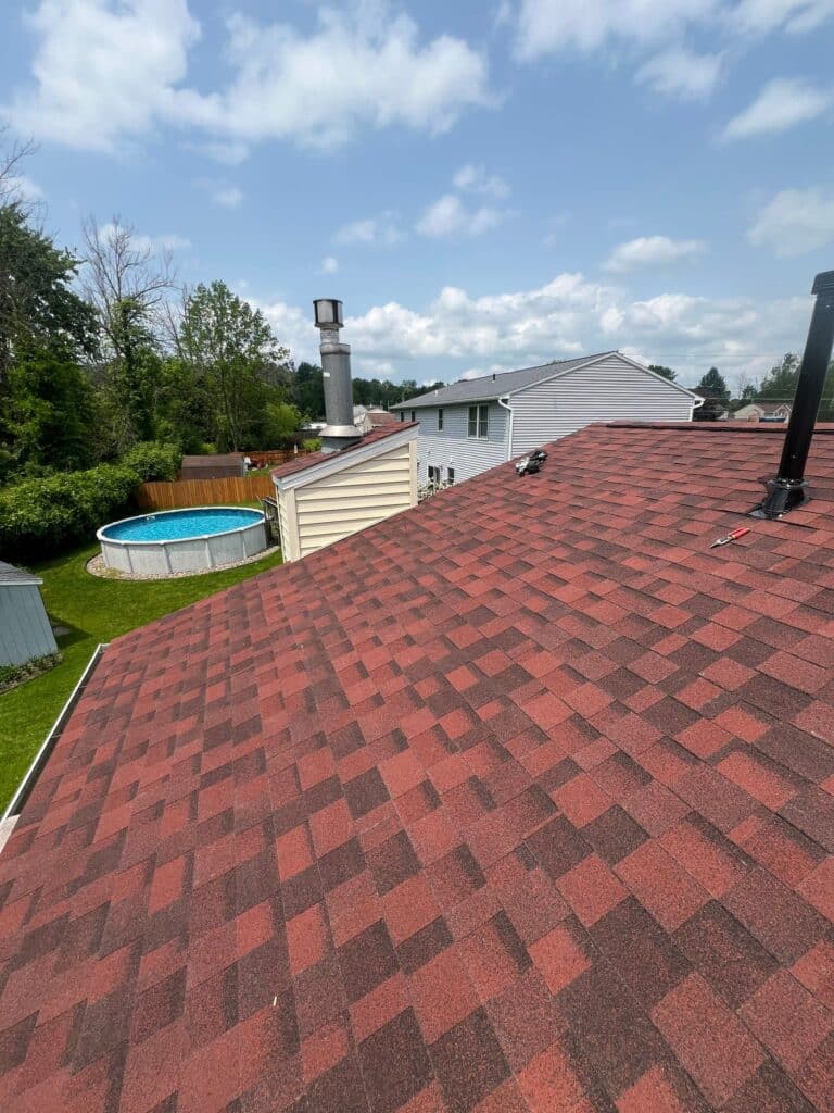 Syracuse Home Gets Beautiful New Red Roof – Stellar Roofing